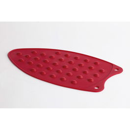 Jata Hogar Soporte Universal aislante de silicona para planchas. Resistente al calor, antideslizante. Protege suela y funda. 27 x 14 cm