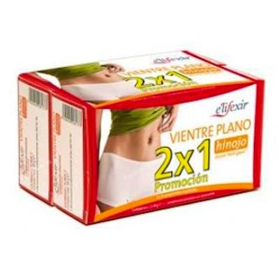 Elifexir Salud 2X1 Vientre Plano Hinojo 32+32Comprimidos Fructooligosacáridos Fibra Prebiótica Elimina Gases Elifexir Salud 2X1 Vientre Plano Hinojo 32+32Comprimidos Fructooligosacáridos Fibra Prebiótica Elimina Gases