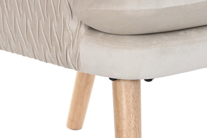 DKD Home Decor Butaca Beige Natural 70 x 95 x 67 cm
