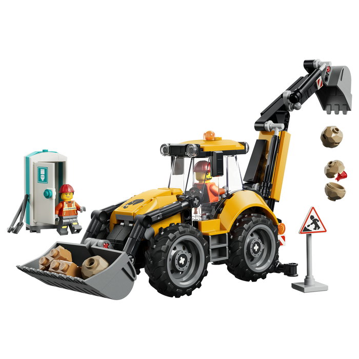 LEGO City Cargadora Retroexcavadora Amarilla 60480