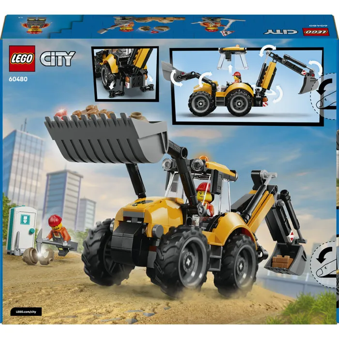 LEGO City Cargadora Retroexcavadora Amarilla 60480