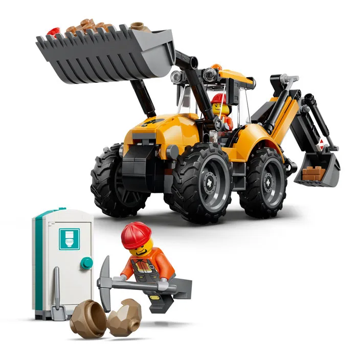LEGO City Cargadora Retroexcavadora Amarilla 60480