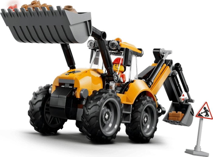 LEGO City Cargadora Retroexcavadora Amarilla 60480