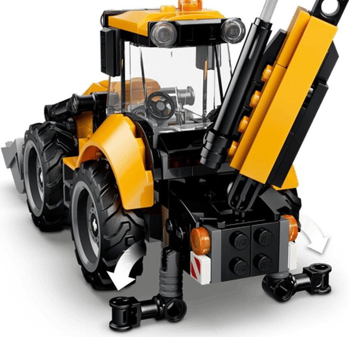 LEGO City Cargadora Retroexcavadora Amarilla 60480