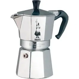 Bialetti Moka Express Cafetera Italiana de Aluminio para 4 Tazas