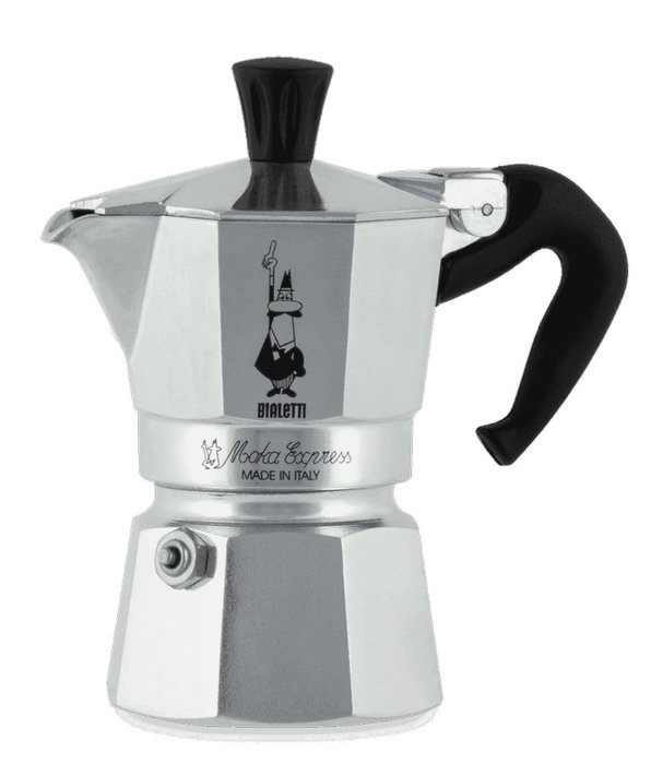 Bialetti Moka Express 4TZ, 4 tazas, Aluminio, Plata/Negro Bialetti Moka Express 4TZ, 4 tazas, Aluminio, Plata/Negro