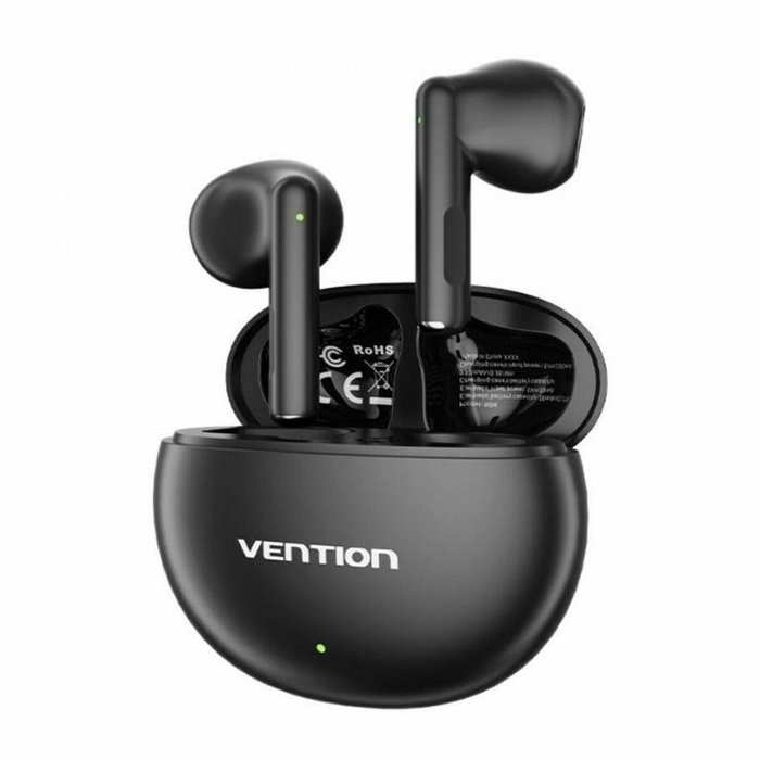 Vention ELF 06 NBKB0 Auriculares Bluetooth Inalámbricos con Estuche de Carga, Negros Vention ELF 06 NBKB0 Auriculares Bluetooth Inalámbricos con Estuche de Carga, Negros