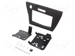 METRA Bastidor de montaje de radio 2 DIN para Honda CR-Z 2011-2016, Negro