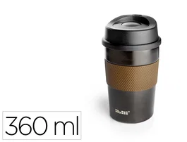 Ibili Vaso Térmico Luxe Doble Pared para Café 360 ml