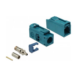 DeLOCK 89695 Conector coaxial FAKRA Z Buchse 25mm lang zum Crimpen