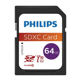 Philips XC Card 64GB Class 10 UHS-I U1, Tarjeta de memoria SDXC