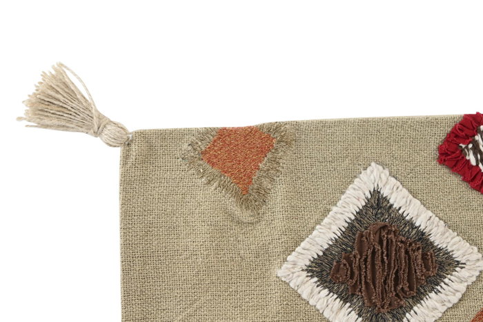 DKD Home Decor Funda Cojin Multicolor Algodon 40 x 60 cm