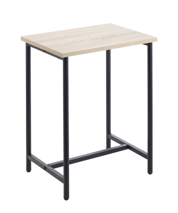 Inde Mesita Auxiliar Madera-Metal Black 40x30x50 cm (4 Unidades)