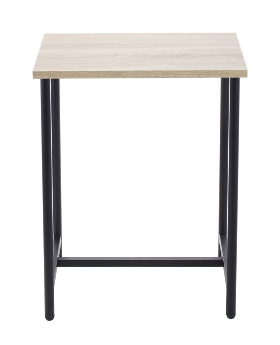 Inde Mesita Auxiliar Madera-Metal Black 40x30x50 cm (4 Unidades)