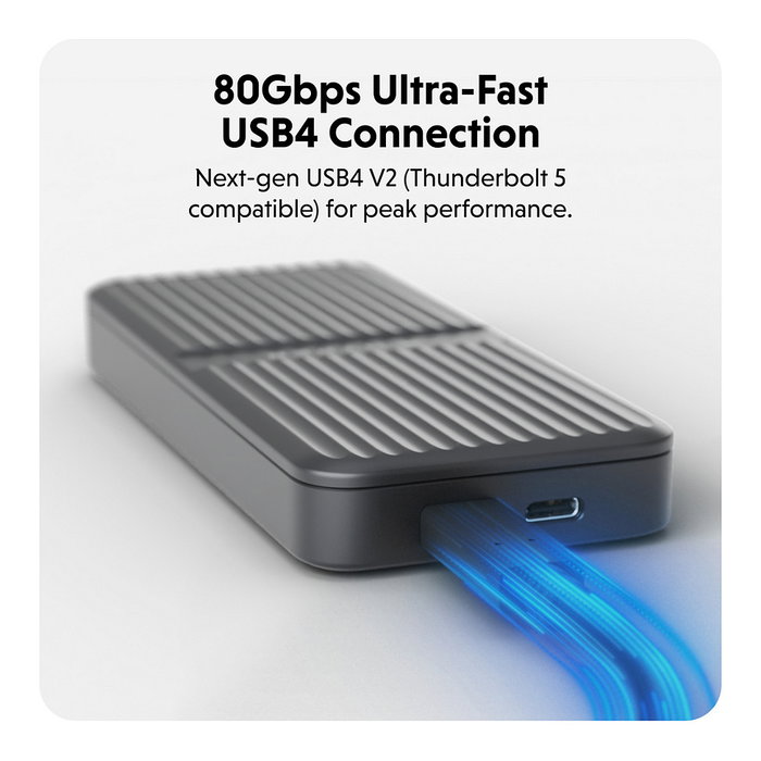 Targus Hyper Drive Next USB4 M.2 PCIe Enclosure Carcasa Externa para SSD NVMe