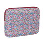 Funda para Portátil Nait Nait Flores coimbra burdeos Burdeos 34 x 25 x 2 cm