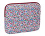 Funda para Portátil Nait Nait Flores coimbra burdeos Burdeos 34 x 25 x 2 cm
