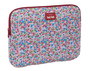 Funda para Portátil Nait Nait Flores coimbra burdeos Burdeos 34 x 25 x 2 cm