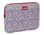 Funda para Portátil Nait Nait Flores coimbra burdeos Burdeos 34 x 25 x 2 cm