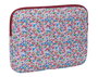Funda para Portátil Nait Nait Flores coimbra burdeos Burdeos 34 x 25 x 2 cm