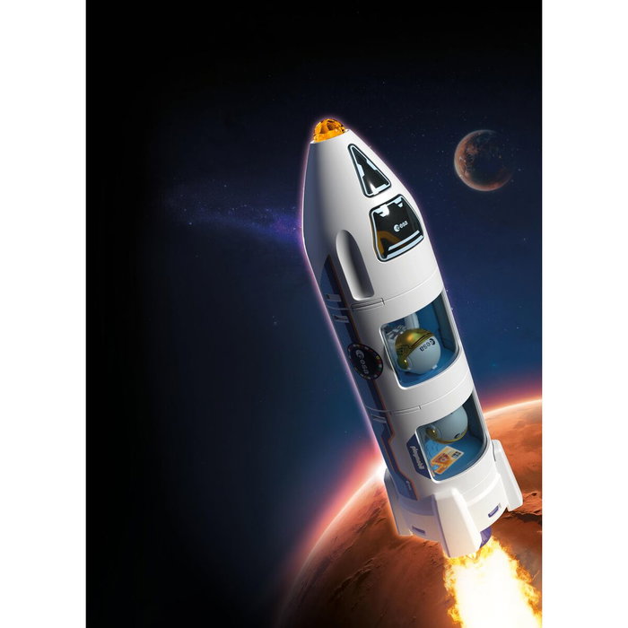 Playmobil Cohete de exploración de Marte de la ESA 72011 con Grúa y Astronautas
