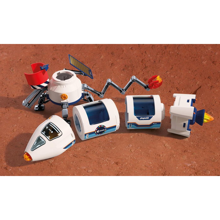 Playmobil Cohete de exploración de Marte de la ESA 72011 con Grúa y Astronautas