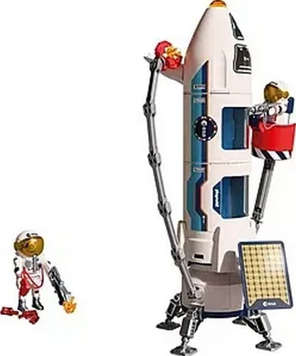Playmobil Cohete de exploración de Marte de la ESA 72011 con Grúa y Astronautas