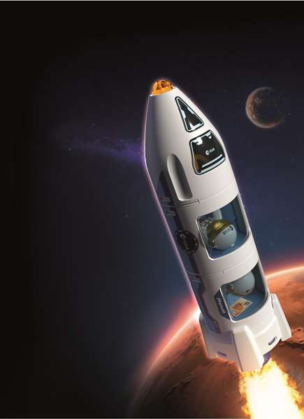 Playmobil City Action Cohete a Marte de la ESA - Juguete de construcción para niños de 4 a 10 años