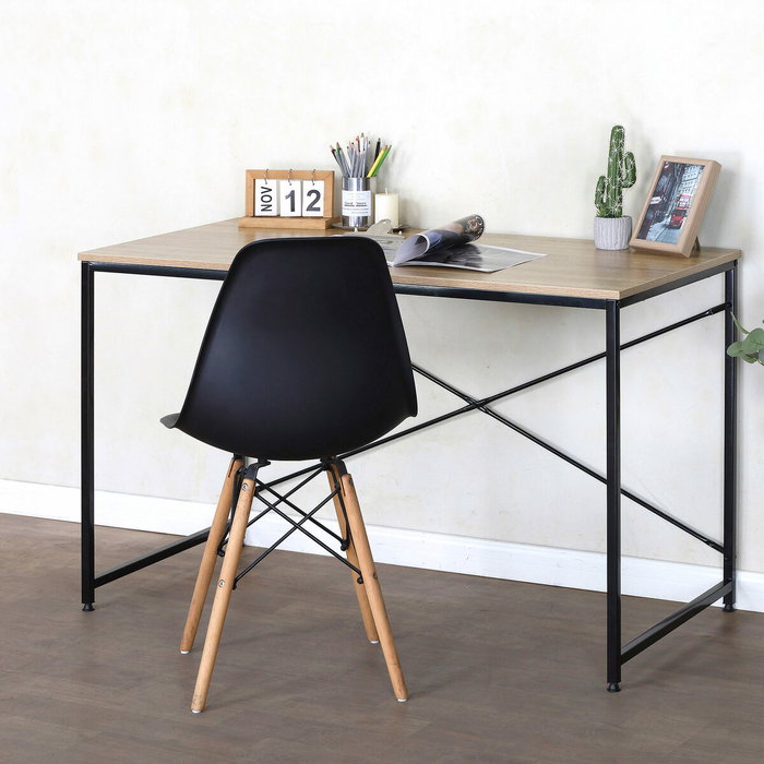 Mesa de Escritorio Max Home Acero Melamina Aglomerado 120 x 71 x 60 cm