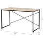 Color Baby Max Home Mesa de Escritorio 120X60X71 Cm