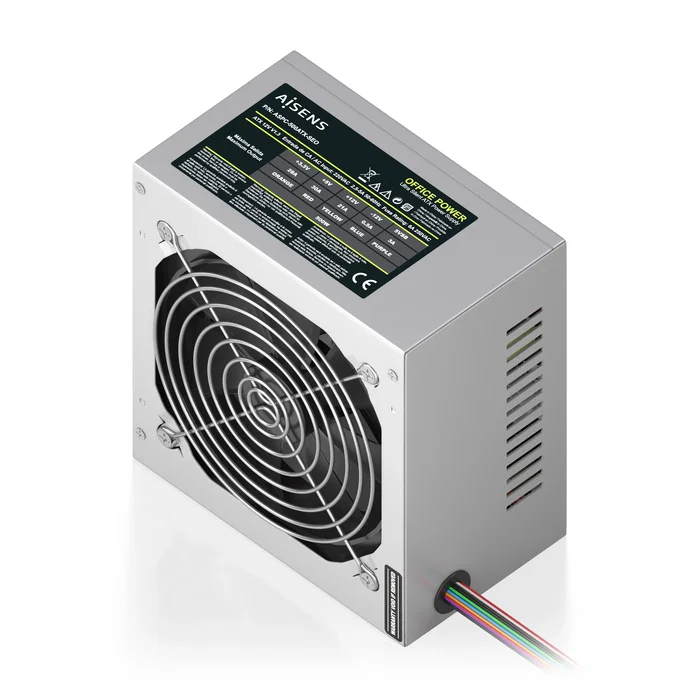 Aisens Fuente de Alimentación ATX 500W Plata ASPC-500ATX-SEO