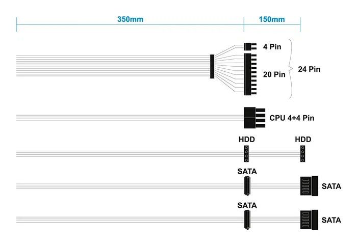Aisens Fuente de Alimentación ATX 500W Plata ASPC-500ATX-SEO