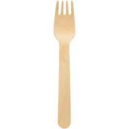 Duni Tenedor Dinner 16 cm Madera Natural (1000) - Para un solo uso