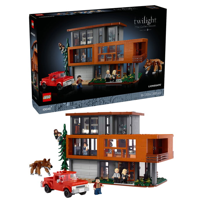 LEGO Ideas 21354 Crepúsculo: Casa de los Cullen - Juego de Construcción de 2001 Piezas para Adultos, Multicolor