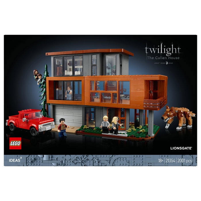 LEGO Ideas 21354 Crepúsculo: Casa de los Cullen - Juego de Construcción de 2001 Piezas para Adultos, Multicolor
