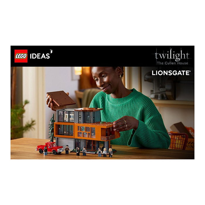 LEGO Ideas 21354 Crepúsculo: Casa de los Cullen - Juego de Construcción de 2001 Piezas para Adultos, Multicolor