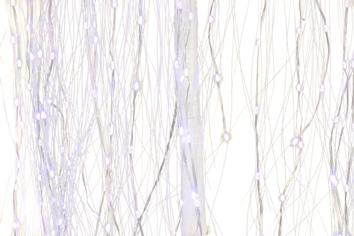 DKD Home Decor Árbol LED Metal 60x60x170 Multicolor con App Bluetooth