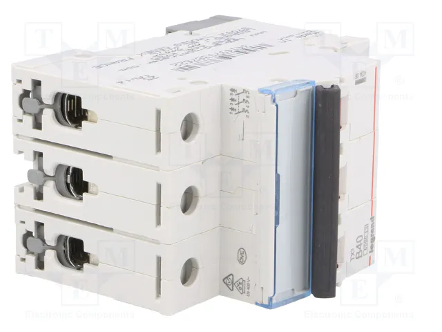 Legrand TX3 Disyuntor en miniatura 40A 3-polos Tipo B 6kA 400VAC