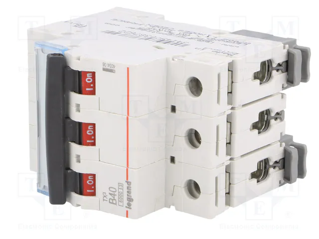 Legrand TX3 Disyuntor en miniatura 40A 3-polos Tipo B 6kA 400VAC