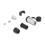 DeLOCK Conector modular RJ45 Cat.6A con acoplador de paso y tapa protectora