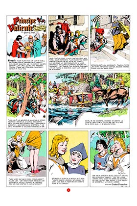 Tebeos Dolmen Editorial S.L. Príncipe Valiente 1949 - 1950
