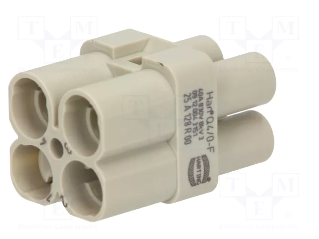 HARTING Han Q4/0 -F- Crimp Plantilla de Contacto Hembra