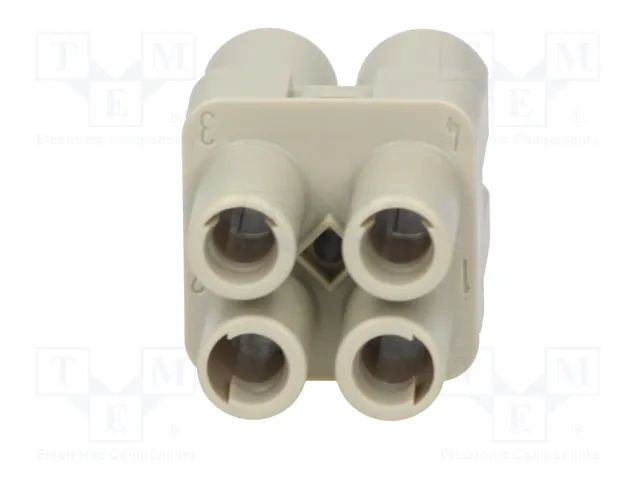 HARTING Han Q4/0 -F- Crimp Plantilla de Contacto Hembra