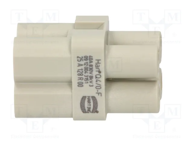 HARTING Han Q4/0 -F- Crimp Plantilla de Contacto Hembra