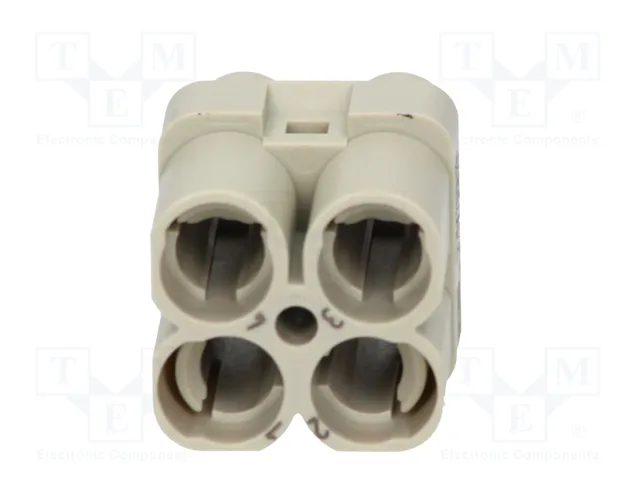 HARTING Han Q4/0 -F- Crimp Plantilla de Contacto Hembra