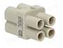 HARTING Han Q4/0 -F- Crimp Plantilla de Contacto Hembra