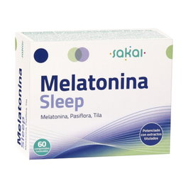 Sakai Melatonina Sleep 60 comprimidos - Complemento alimenticio para el sueño