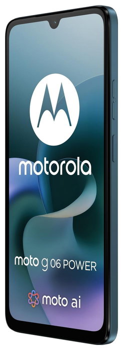 Motorola Moto G06 Power 4/64GB Dual SIM Negro Tapestry - 6.88" 90Hz, MediaTek G81 Extreme, 50MP, 7000mAh, Android 15