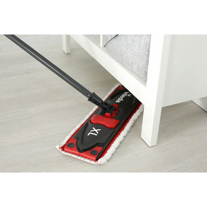 Vileda Ultramat Turbo XL fregona con cubo microfibra, 420 mm, negro y rojo Vileda Ultramat Turbo XL fregona con cubo microfibra, 420 mm, negro y rojo