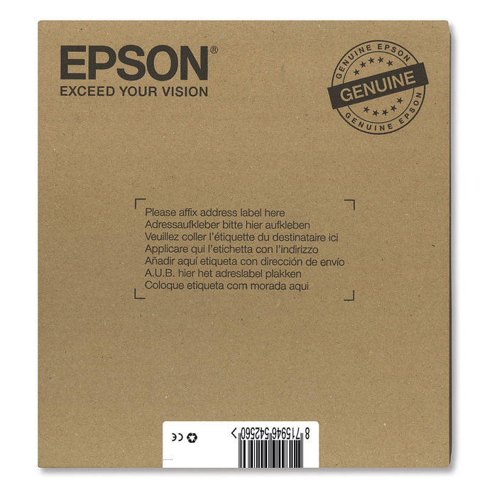 Epson Original C13T18064511 Pack Easy Mail Daisy 4 Colores Negro Cian Magenta Amarillo para Expression Home XP Serie 18ml Cartuchos Multipack
